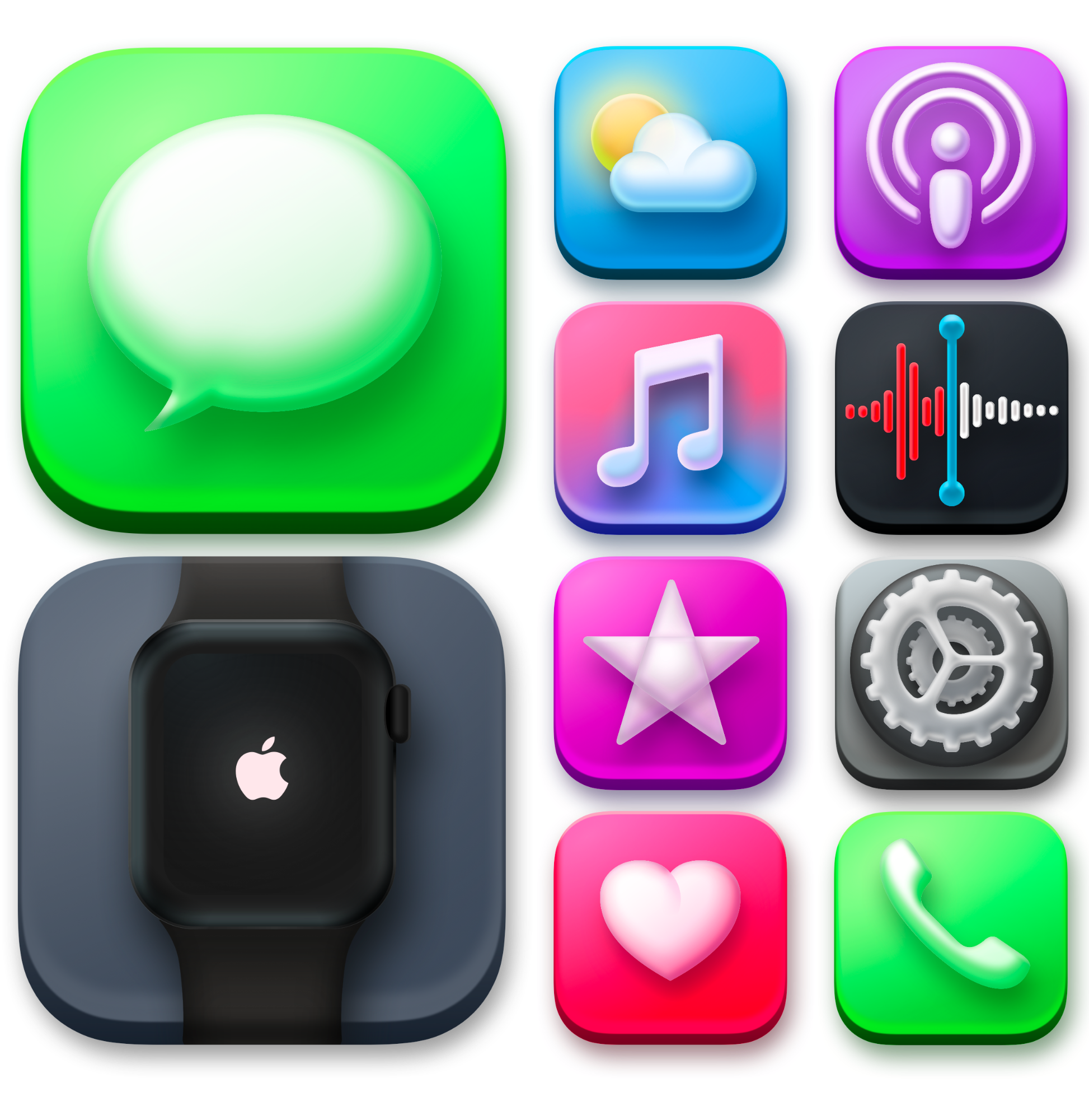 May be missing a couple icons. 